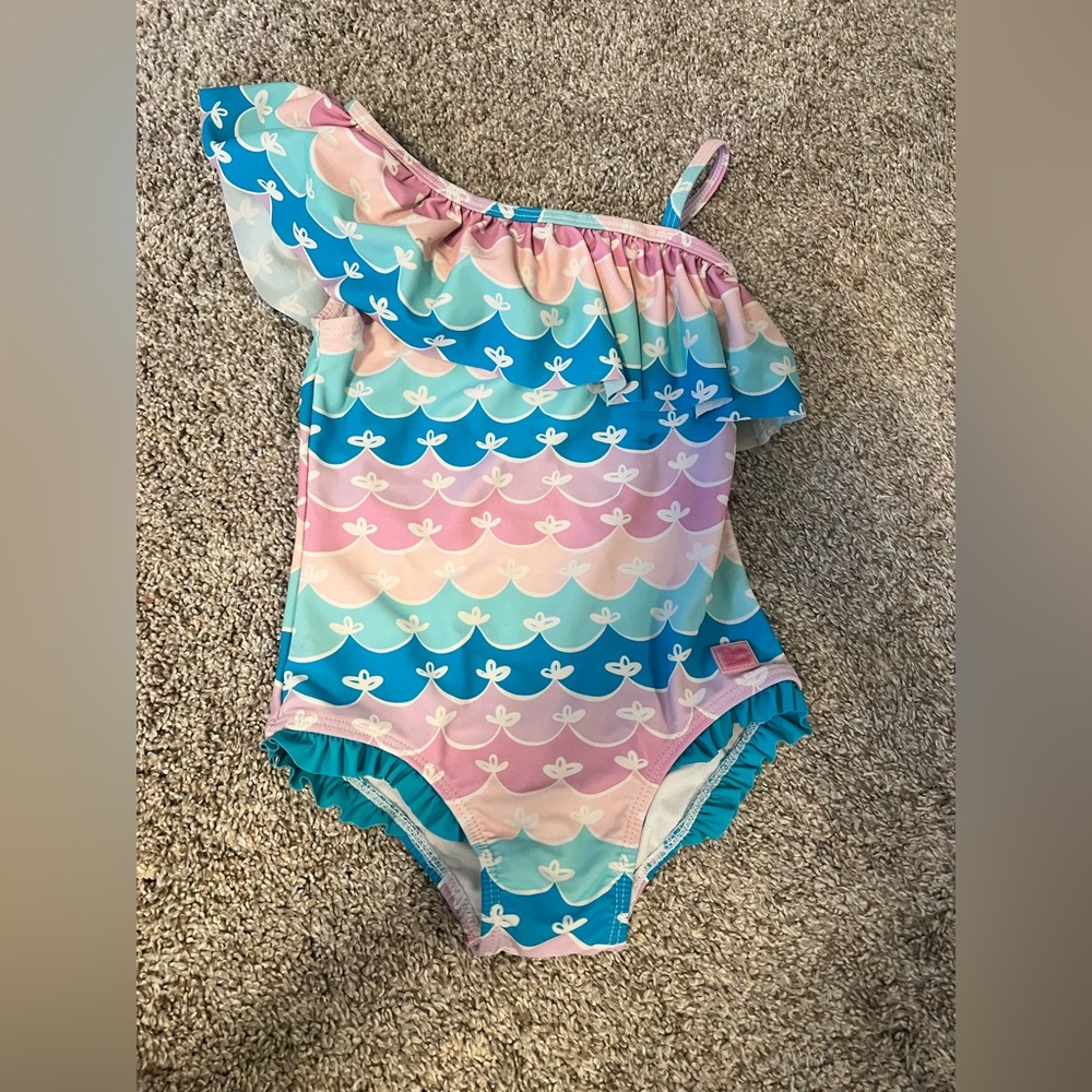 Ruffle Butts One-Shoulder Swimsuit